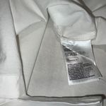 H&M White 100% Cotton 3/4 Puffy Sleeve Blouse Top Button Down Size 8 Photo 2