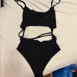 Nasty Gal  Black Strappy Bodysuit Photo 0