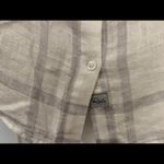 Rails  S Lauren White Coin Plaid Off-Shoulder Shirt Photo 4