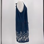 Westport Dress Denim Chambray Embroidered Sleeveless Dress Womens Size XL Petite Photo 12