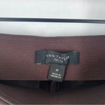 Ann Taylor The Wide Leg Faux Suede Pant Chocolate Brown High Rise NWT 0 Petite Photo 3