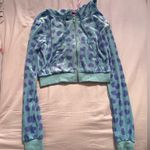 Dolls Kill  blue and purple heart jacket Photo 3