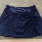 Charmo Women Swim Skirt Drawstrings Sides Swim Shorts Bathing Suit Skirted Swimsuit Bottom Blue Size XXL Photo 5