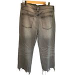 KanCan Gray Wide Leg Cropped Raw Hem Jeans Photo 1