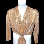 Shinestar gorgeous rose gold sparkling sequined jacket! Photo 6