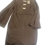 Stylewe Black Dress 2XL, Mandarin Collar, Frog Closures, Flare Sleeve Size XXL Photo 0