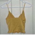Garage Cropped Bungee Yellow Tank Top Photo 3