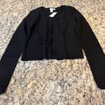 Full Tilt  Black Knit Cardigan Photo 0