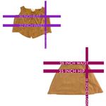 VINTAGE 1990'S GANTOS BROWN EMBROIDERED VEST AND WRAP SKIRT SUIT (6) Tan Photo 13