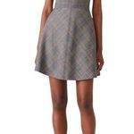 Derek Lam 10 Crosby Grey Plaid Corset Waist Dress size 14 Fit & Flare Sleeveless Gray Photo 0