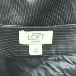 Loft  Charcoal Pinstripe A-Line Skirt Sz O Photo 1