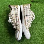 Coach  Shoes 9‎ B BARRETT Gold Plaid Casual Designer Sneakers Trendy Chic zz GUC Photo 2