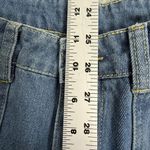Source Unknown Y2K Cargo Jeans Womens Small 26x28 Blue Relaxed Straight Leg High Rise Utility Photo 6