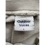 Outdoor Voices  Off-White Jogger Sweatpants L Photo 5