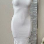 ZARA  Women’s White Cutout Back Bodycon Dress Size S Photo 0