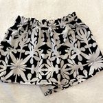 Tyche  Black White Spaghetti Strap Swing Cami Tiered Top Matching Shorts Set SM Photo 5