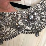 Marchesa Notte Silk Dress Embellished Beaded Neck bridal engagement wedding Size 10 Photo 6