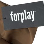 NEW Forplay Brown Cutout Rave Festival Special Occasion Bra Crop Top Size‎ XL Photo 5
