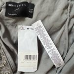 ASOS NEW NWT  Design Halter Crystal Embellished Fringe Dress In Silver Photo 13
