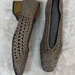 Sesto Meucci  Black and Gold Woven Flats SZ:8 Photo 3