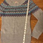 OP Fairisle Nordic Grey Blue & Purple Sweater M Photo 7