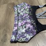 Lululemon  Energy Sports Bra Multi Black Vivid Vision Black Purple B/C Cup 10 Photo 3