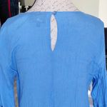 Bobeau  Womens Blouse Sz Medium Boho Peasant Long Bell Sleeve Festival Hipster Photo 6