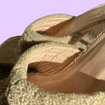 RAID Cream Terry Cloth Open Toe High Heel Mule Shoes 🔥 Tan Size 6 Photo 2