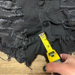 American Eagle  Vintage Hi-Rise Festival Distressed Black Denim Shorts. Size 10 Photo 6