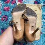 Sergio Rossi Opanca Lace Up Sandals in Beige Photo 5