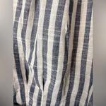 Max Studio  blue and white striped sleeveless V-neck wrap blouse NWOT Photo 2