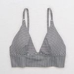 Aerie Striped Black and White Triangle Top Size XS Photo 0