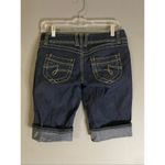 Piper & Blue Dark Wash Bermuda Jean Shorts Size 7 NWOT Blue Photo 3