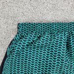 Nike Dri-Fit Swimwear Trunk Shorts Womens XS Black Green Elastic Waist Logo Photo 6