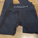 Alphalete  Black Halo Seamless Leggings Compression Athletic Gym Womens Small Photo 4