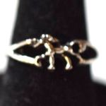 Source Unknown NWOT Small Running Horse Silver Tone Metal Alloy Unisex Size 6 Casual Ring Photo 0