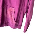 Life is Good Women's Size Medium Purple Full Zip Hooded Sweater Photo 5