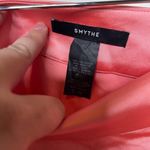 Smythe Asymmetric Satin Ruched Midi Skirt Rose Pink Womens 6 Photo 9