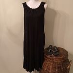 M Kalam szM sundress stitching around the neck & a ruffle around the bottom EUC Black Size M Photo 2