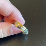 infinity 6mm golden X promise ring Photo 6