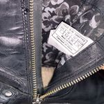 UGG  Orion Black Leather Double Buckle Detail Moto Boot Sz 7 Photo 7