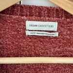 Urban Outfitters  Cropped Chenille Cardigan | Rust / Brick Red | Size XS Photo 2
