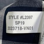 J.Crew Blue White Buffalo Gingham Check Midi Dress Size S Nautical Resort Rush Photo 10