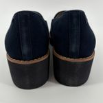 Vionic Women 6 WIDE Willa Wedge Suede Loafer Navy Blue Arch Support Ortho NWOB Photo 3