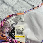 Salt + Cove Juniors High Neck Halter Tankini Top Hawaii Tropical Size M New Orange Photo 2