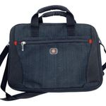 swiss gear black navy nylon cross body bag Photo 0