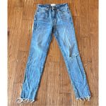 Free People We the  high rise button fly skinny jean 26 Photo 11