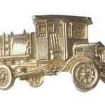 Gold Tone Dump Truck Pin Photo 0