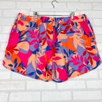 Columbia Women's 2X Tropical Floral Print Elastic Waist Athletic Shorts Photo 7