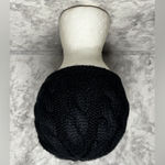 J.Crew Women’s  Wool Cable Knit Beanie Hat Black Photo 3